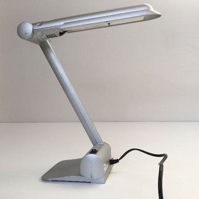 LAMP, Desk Lamp - Silver Contemp